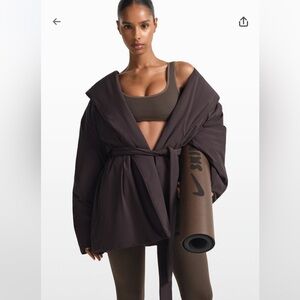 Skims x nike wrap coat phoenix